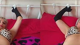 your favourite cock hungry mom bettie hayward enjoys pleasuring herself as no cocks were available during lockdown in vr 3d lock down bettie goes solo