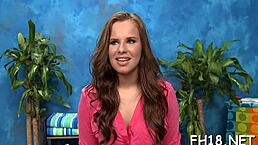 Tight Petite Teen Gets Rough Fuck