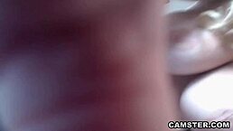 big ass babe toys her tight asshole in bed and shower 😏