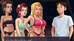 Hot thick girlfriend rides with friends in massage.