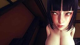 pov hinata hyuga takes advantage of her sensual body so i can fuck her