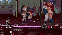 Manager Dominates All in Okeyutei Hentai Game Gangbang Scenes