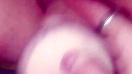 She Fingers Her Tight Wet Pussy While I Fill Her With Gigantic Dildo