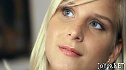 Barely legal teen gal plays with toy in sensual solo session