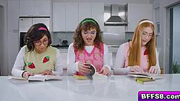 Harper, Naudi, Nala, Ozzy: Lustful Desires Explode!