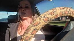 I Drivin With Moanin Bianca Naldy In Public