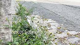 Riding bike and friend's monster cock casually.