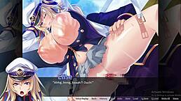 Elise H Bound in Bondage, Spanked, and Bukkaked in Anime Scene