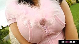 kristi with big tits getting hardcore titty fuck