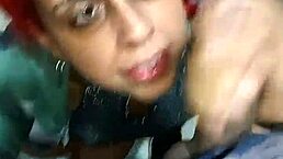 Can't handle this fiery milf's blowjob skills anymore! 😅