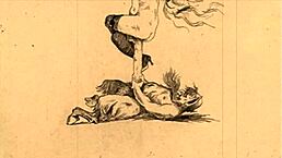 Vintage Erotic Illustration Evokes Deep Emotions