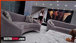 Sistercums Com: Sneaking In To See Shaved Teen With Big Tits 😏