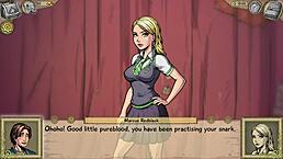 I enjoy having these four teen 18+s in my room for innocent witches gameplay part 3.