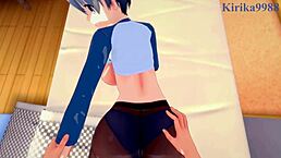 Hana and Tsuki Uzaki in intense pov sex?