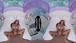 up close vr scene with cali sweets and david lee in missionary and riding