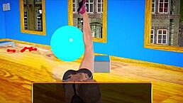 my new family plays homemade game with blonde amateurs