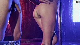 Monika fox did a striptease and let herself be fucked in the rain free