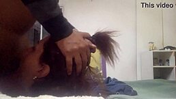 Blonde Amateur Loves Sucking Big Cock in Deepthroat Action