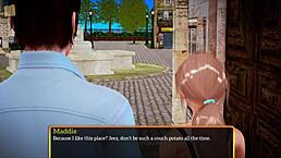 my new family plays homemade game with blonde amateurs