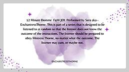 Follow my jerk off instructions and eat your cum for me