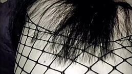 Wife in lingerie and stockings