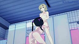 调月和绮罗华激烈女同play，战姬绝唱Hentai😍