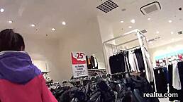 Fantastic czech nympho was tempted in the shopping centre and banged in pov