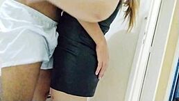 these amateurs in long stockings grind their asses and pussies on cocks doggy style with a nerd 😏