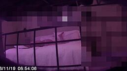 I caught my stepmom on hidden cam, multiple wild orgasms!