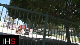 Tall girl in missionary and doggystyle with huge cock.