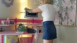 trying on some sexy wishlist lingerie for fun