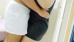 these amateurs in long stockings grind their asses and pussies on cocks doggy style with a nerd 😏