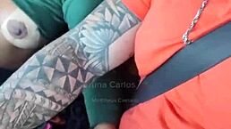 Amateur fucks hot blonde in car and creampies her mouth