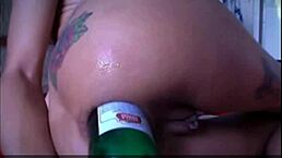 latina girl plays with her ass on webcam