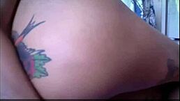 latina girl plays with her ass on webcam