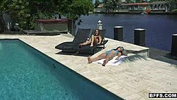 Rough Teen Sex at Public Party with Outdoor Handjob Fun