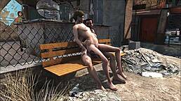 Emotional public fucking in Fallout 4's Diamond City.