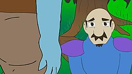 wow, elf bara takes monster cock in gay sex