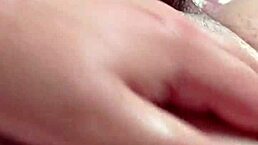 relaxing masturbation session during massage