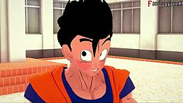 Android 18 Feels Intense Pleasure Fucking In Bikini With Android 21