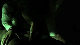 Sexy Mini Skirt Pussy Flashing Before Risky Blowjob