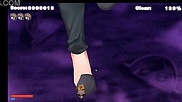 Hey Succubus Chan, ready to strip that black nun waifu in hentai game ep 2?