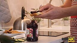 Rim4k Seductive Brunette Uses Tongue In Man's Butt