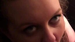 i cum on the face of a stranger after face fucking her sucking cock in pov