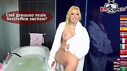 German amateur gay couple tries bareback anal sex