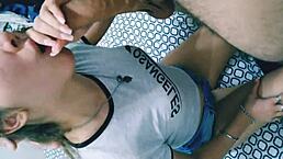 feel the intense pleasure of receiving an amateur blowjob on camera