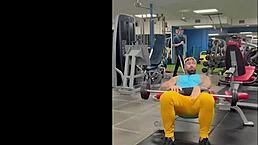 GYMFLUENCER ELANA IS DOING HER THING WHEN SHE NOTICES JOEY OGLING HER THROUGHOUT HER WORKOUT - BRAZZERS