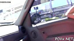 I watched this lustful babe take a shower and then enjoys sexy sex