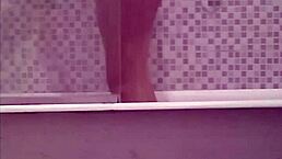 My sister spied while bathing