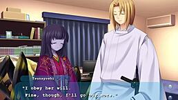 i'm playing princess x fan disc ep15, with lots of talking and anime action